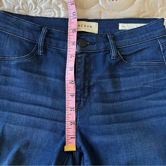 PacSun Distressed Super Stretch Dark Wash Jegging Jeans - Picture 9 of 11